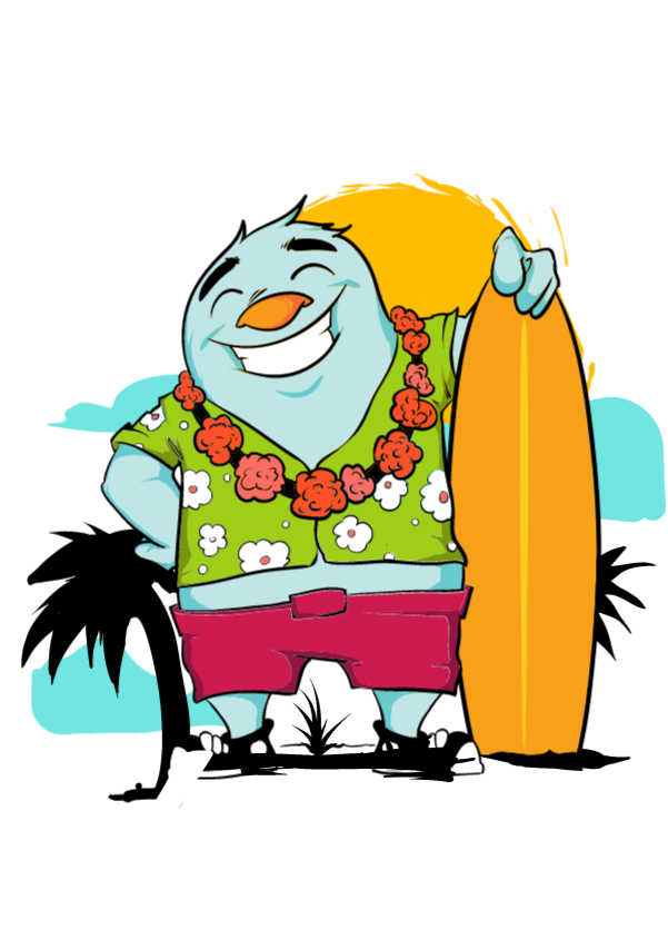 Welcome To Hawaii Clipart (600x892), Png Download