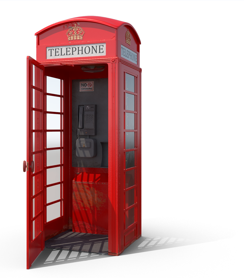 Phone Booth Clipart (810x922), Png Download