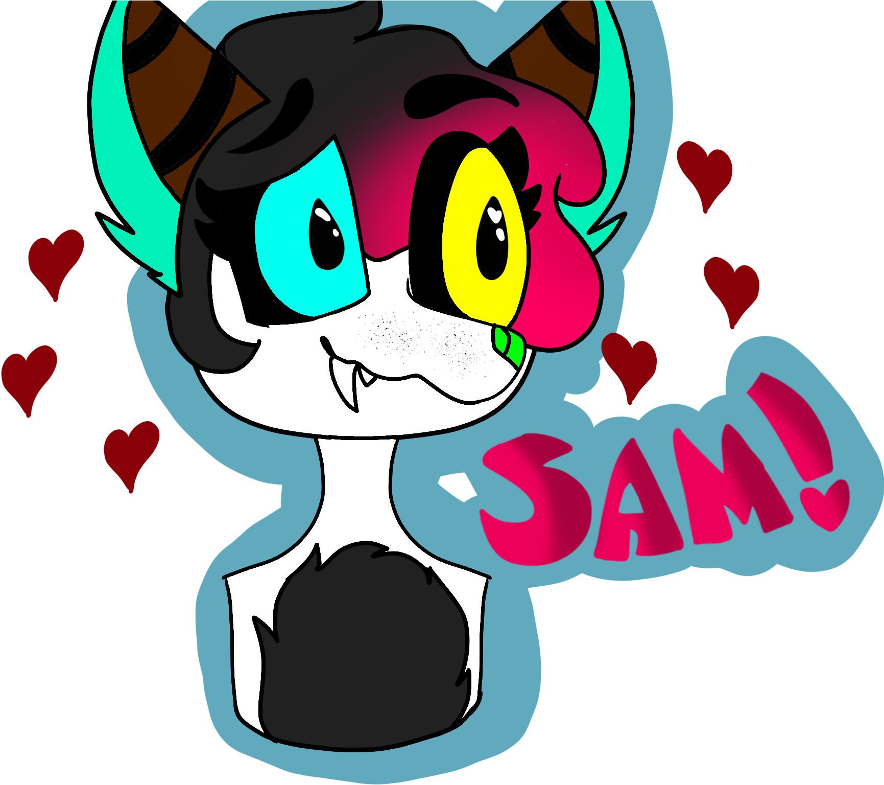 Sam/tokoyami Clipart (2048x1536), Png Download