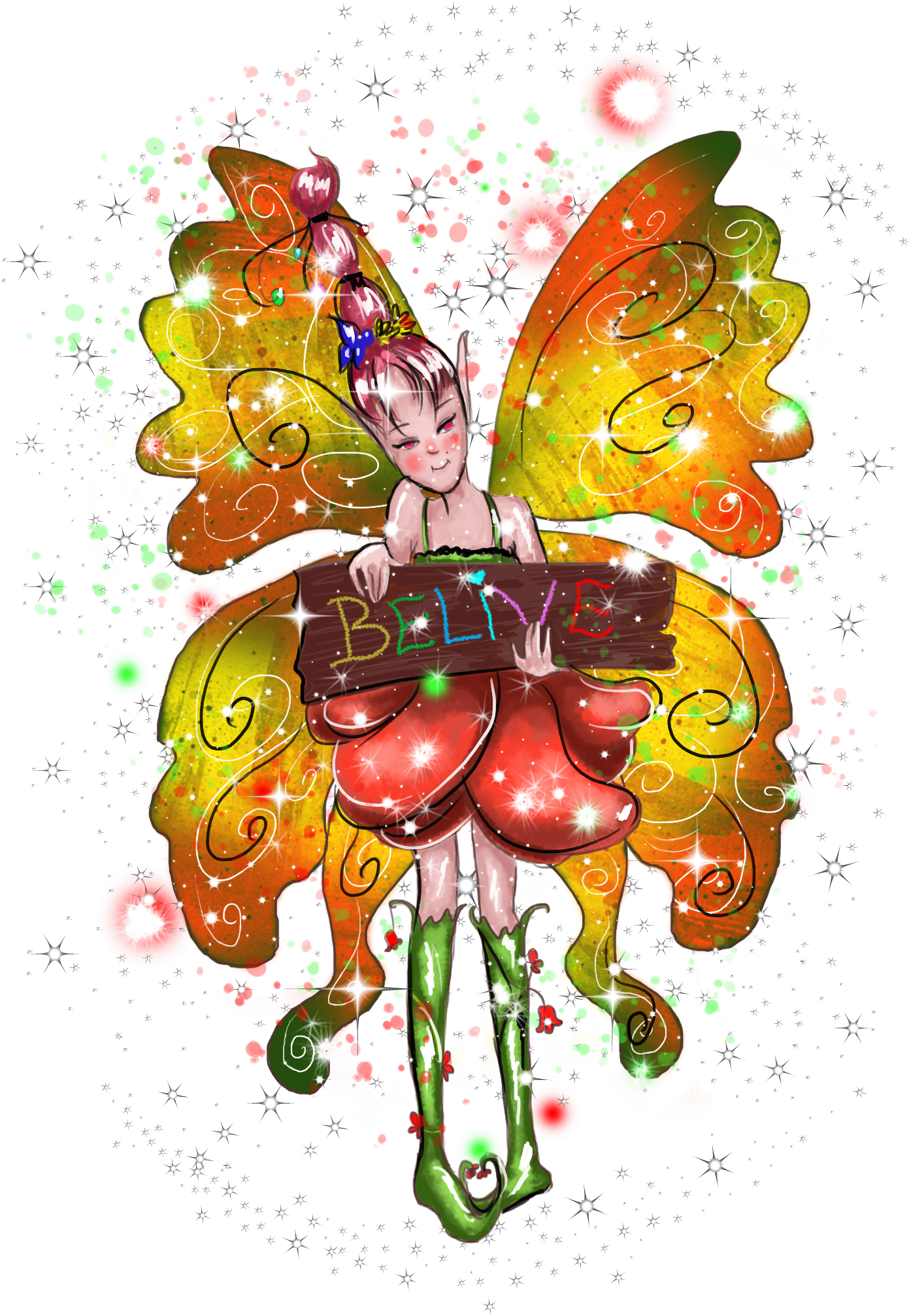 Betsy The Believe Fairy Www Clipart (1500x2100), Png Download
