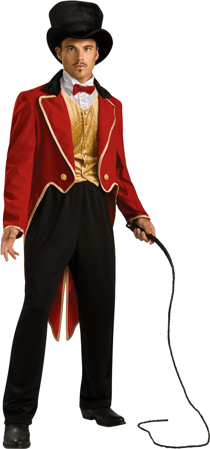 Circus Ringmaster Tamer Clipart (682x1459), Png Download