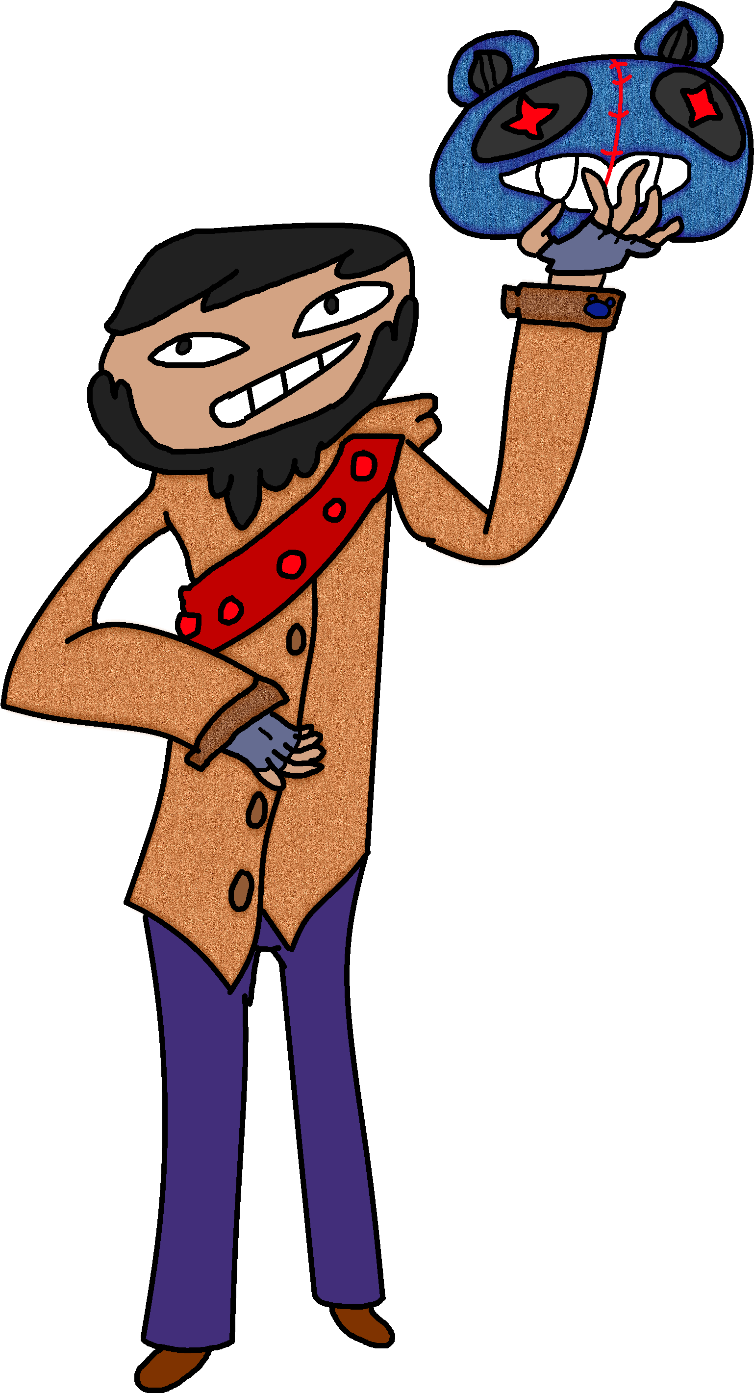 Bee Horn, The Sly Con Artist Clipart (1701x2920), Png Download