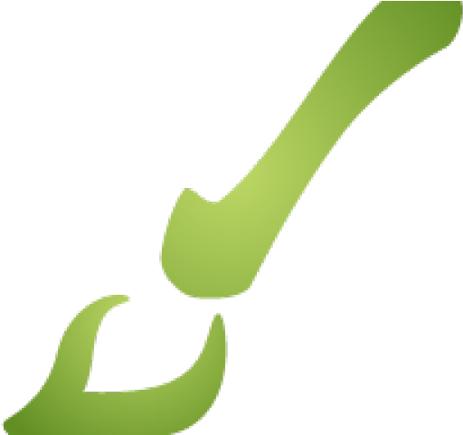 Paint Brush Clipart Green - Png Download (640x480), Png Download