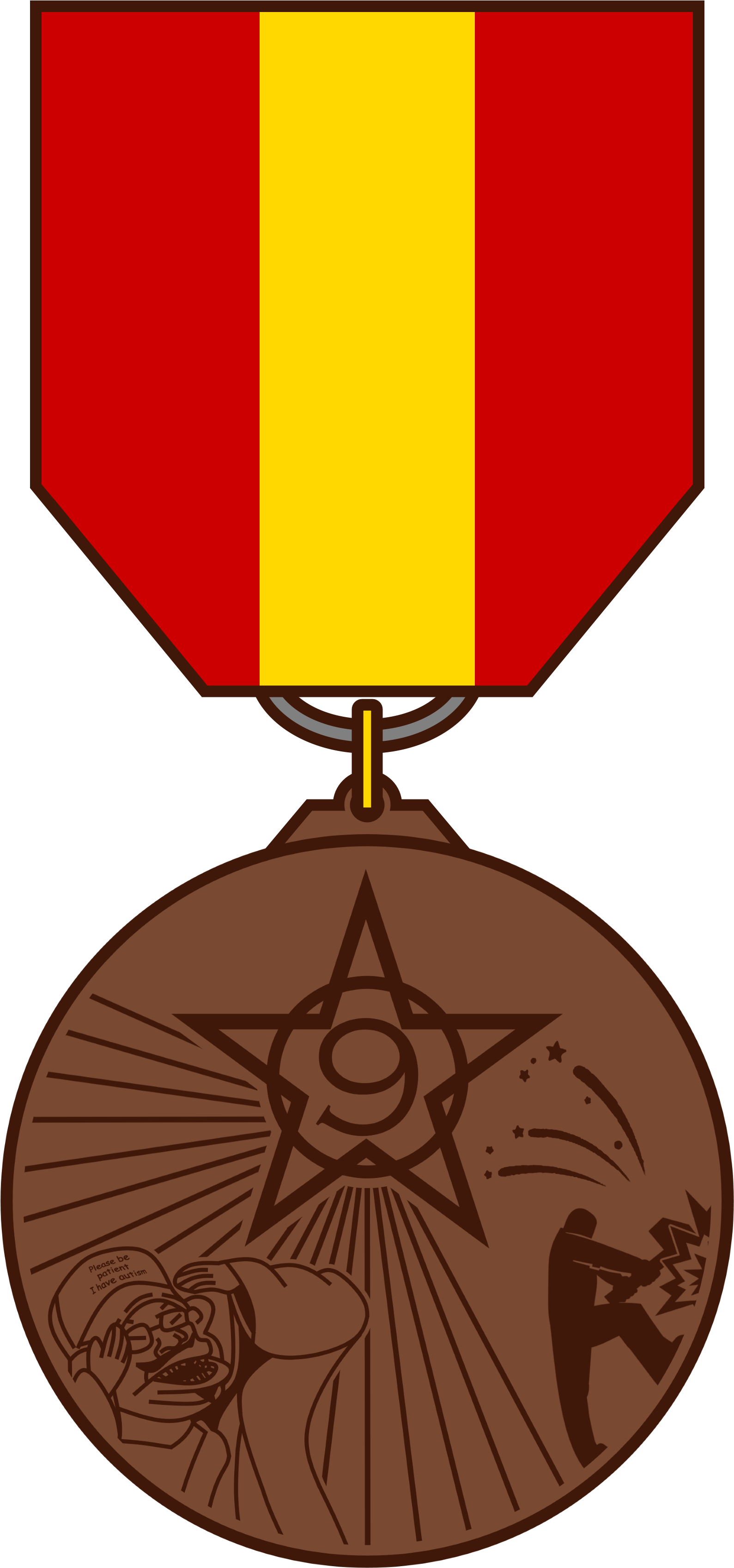 Wirma Defeat Medal Clipart (1750x3500), Png Download