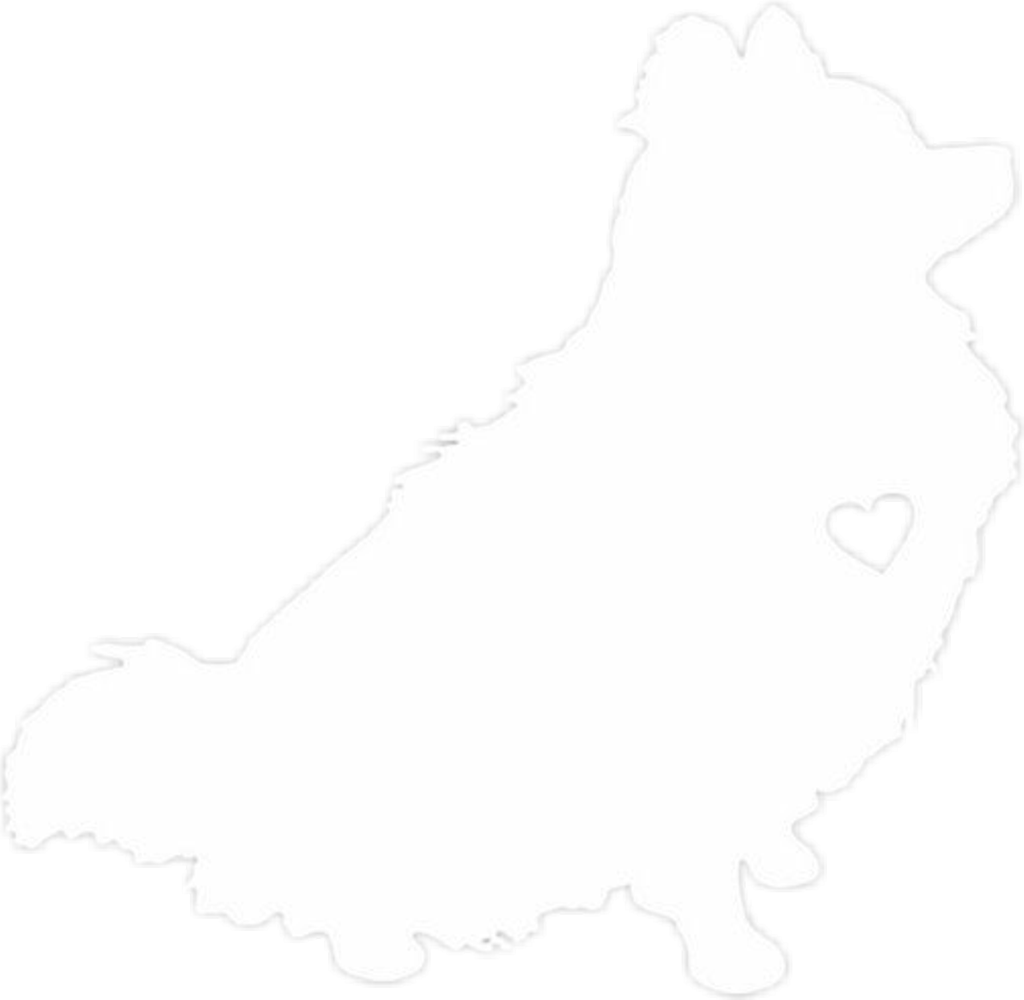 Pomeranian Sticker Clipart (1024x1000), Png Download