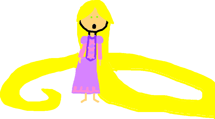 Mia - Rapunzel Clipart (892x496), Png Download