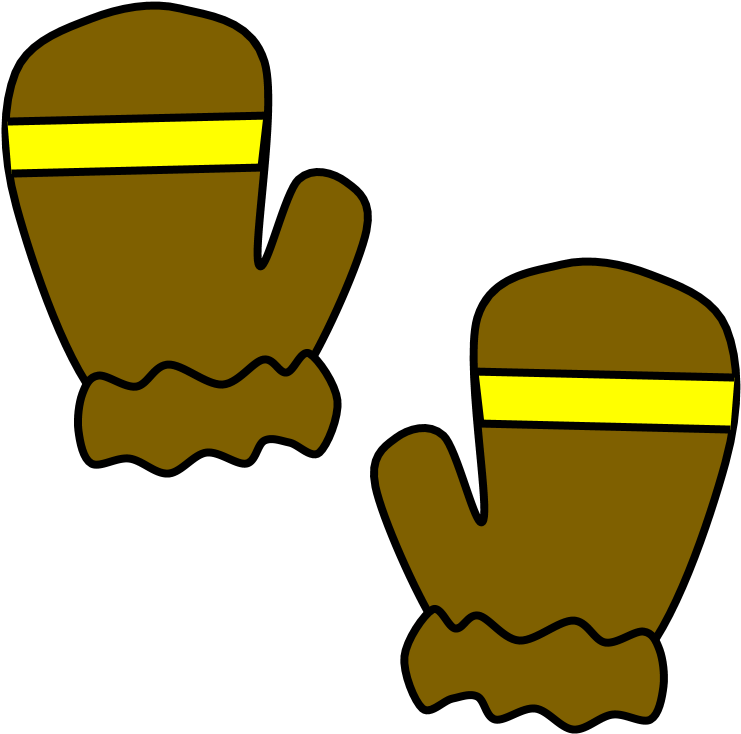 Mittens Clipartshare Fur Cuff - Png Download (816x1056), Png Download