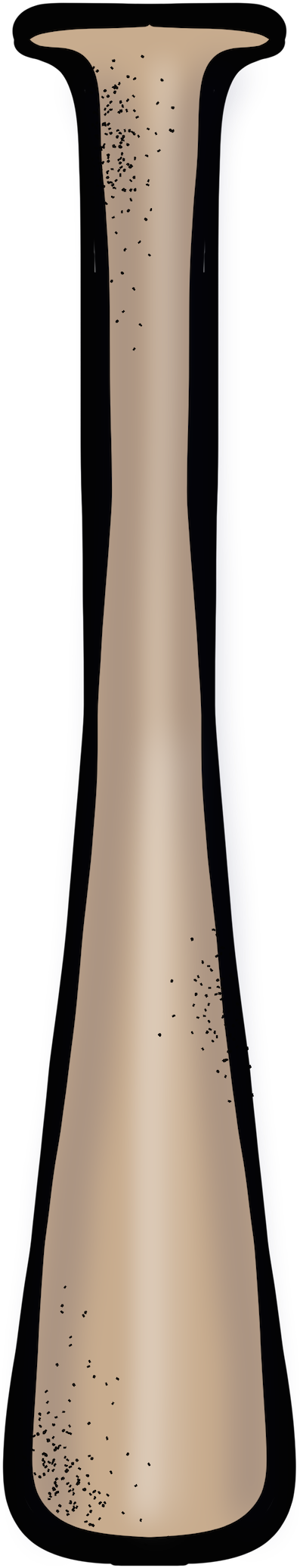 Baseball-bat Clipart (439x2100), Png Download