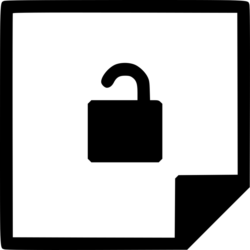 Layer Lock Unlock Graphic Note Comments Clipart (980x980), Png Download