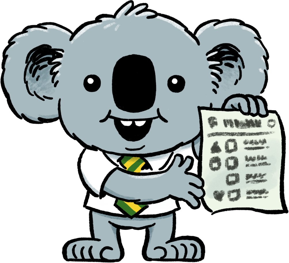 Dennis The Election Koala, Now In Full Colour, Somewhere Clipart (1004x914), Png Download