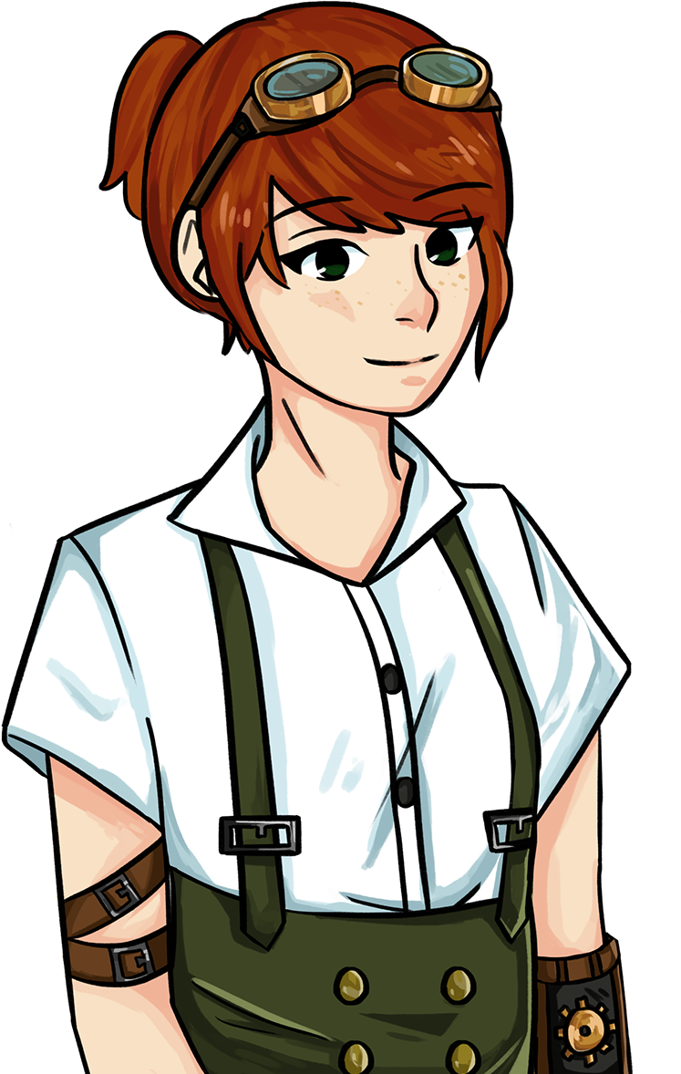 Breya Is The Protagonist In The Iron District Clipart (1400x1680), Png Download