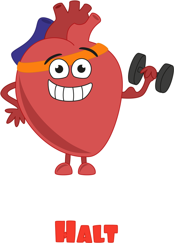 Character Health Halt Clipart (794x1000), Png Download