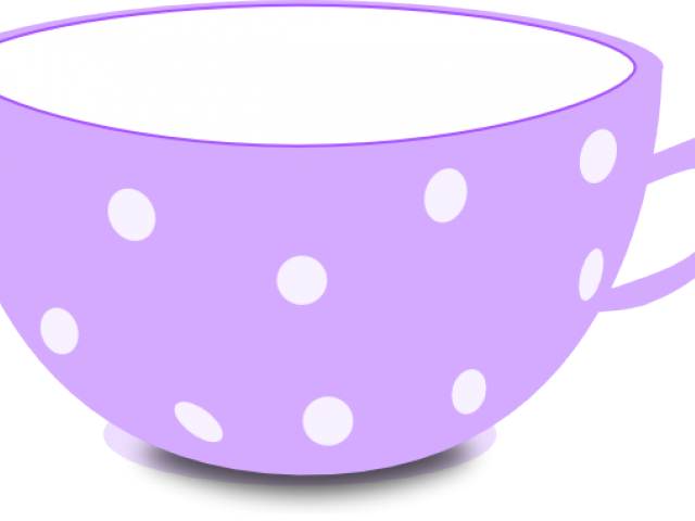 Teacup Clipart Polka Dot - Png Download (640x480), Png Download