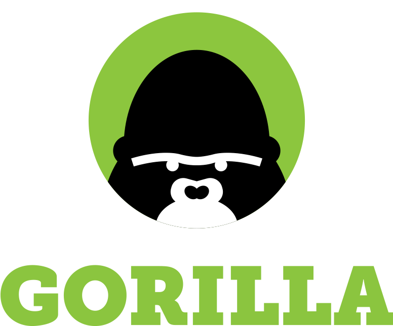 Vector Footprints Gorilla Clipart (800x800), Png Download