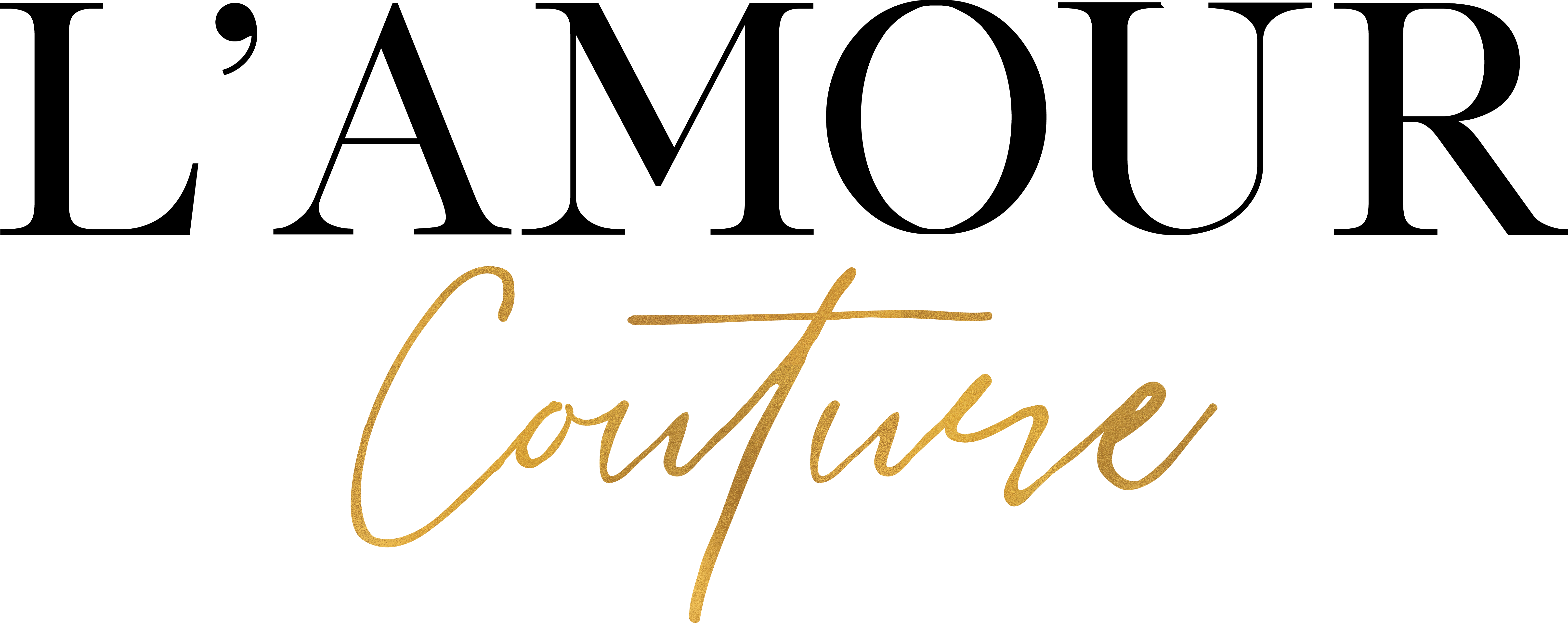 Shop Lamour Couture Clipart (6392x2542), Png Download