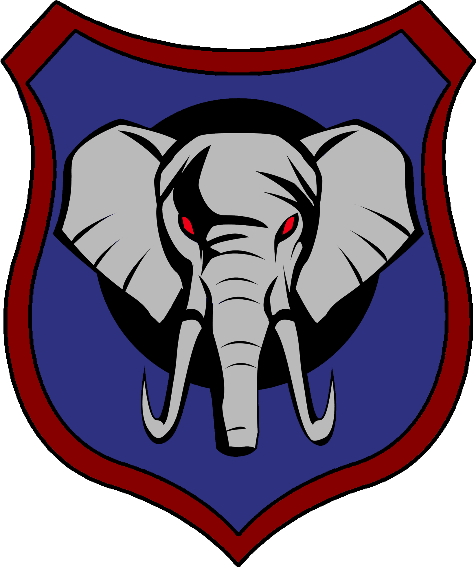 Emblem-elephant Clipart (2000x2000), Png Download
