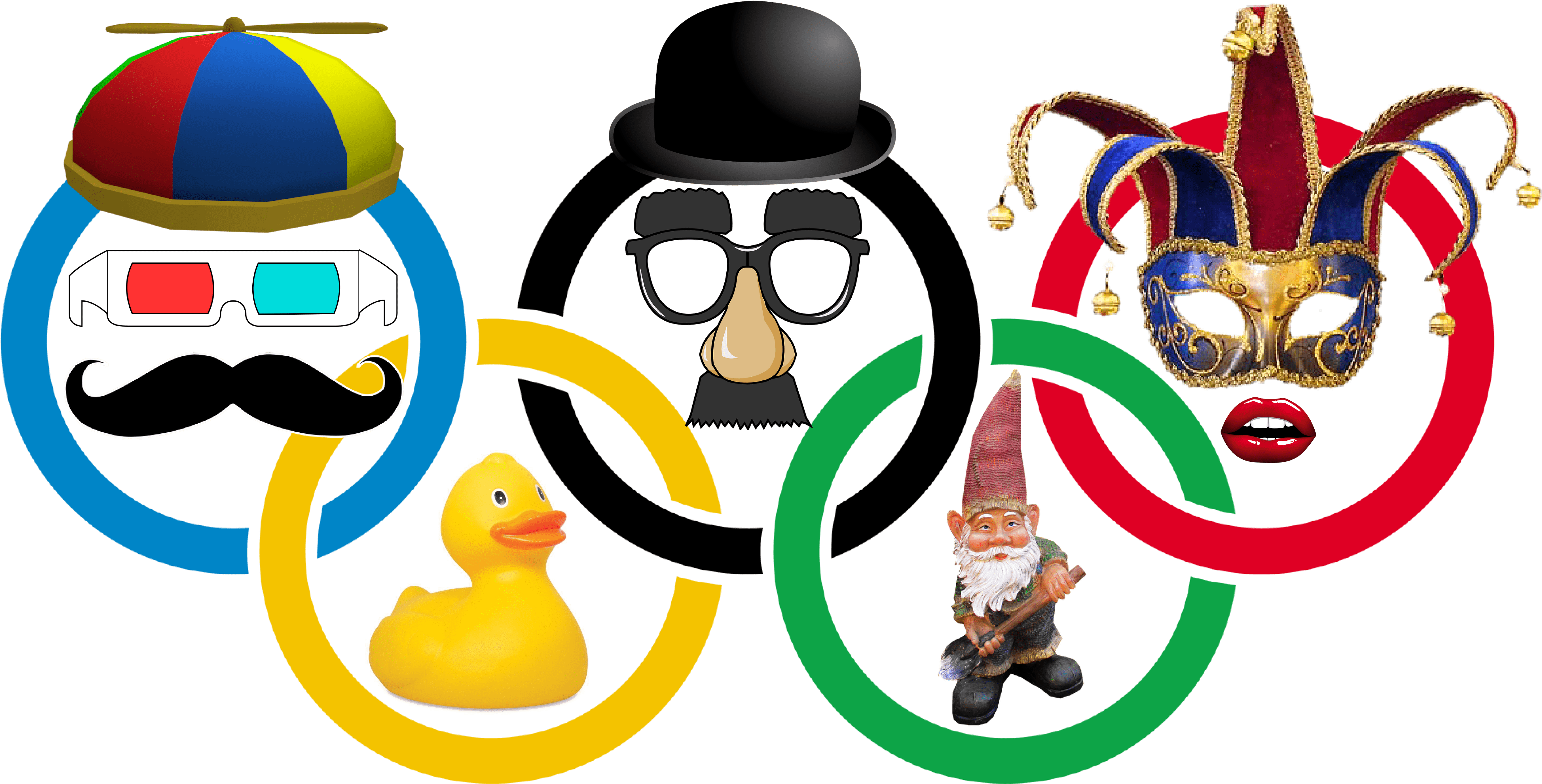 Wacky Olympics Logo Clipart (5600x3048), Png Download