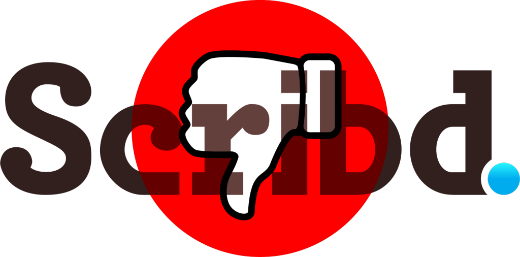 Scribd Thumbs Down Clipart (1024x506), Png Download