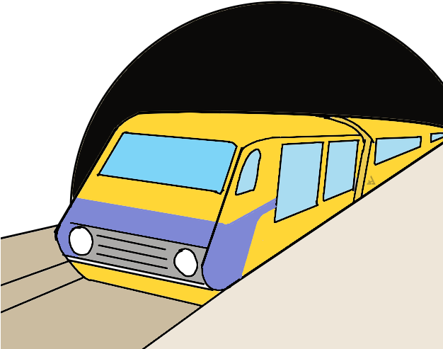 Subway-tunnel Clipart (626x518), Png Download