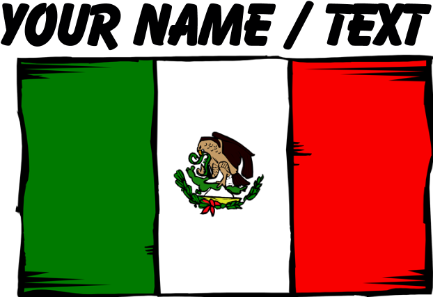 Custom Mexico Flag Baby Blanket Clipart (700x700), Png Download