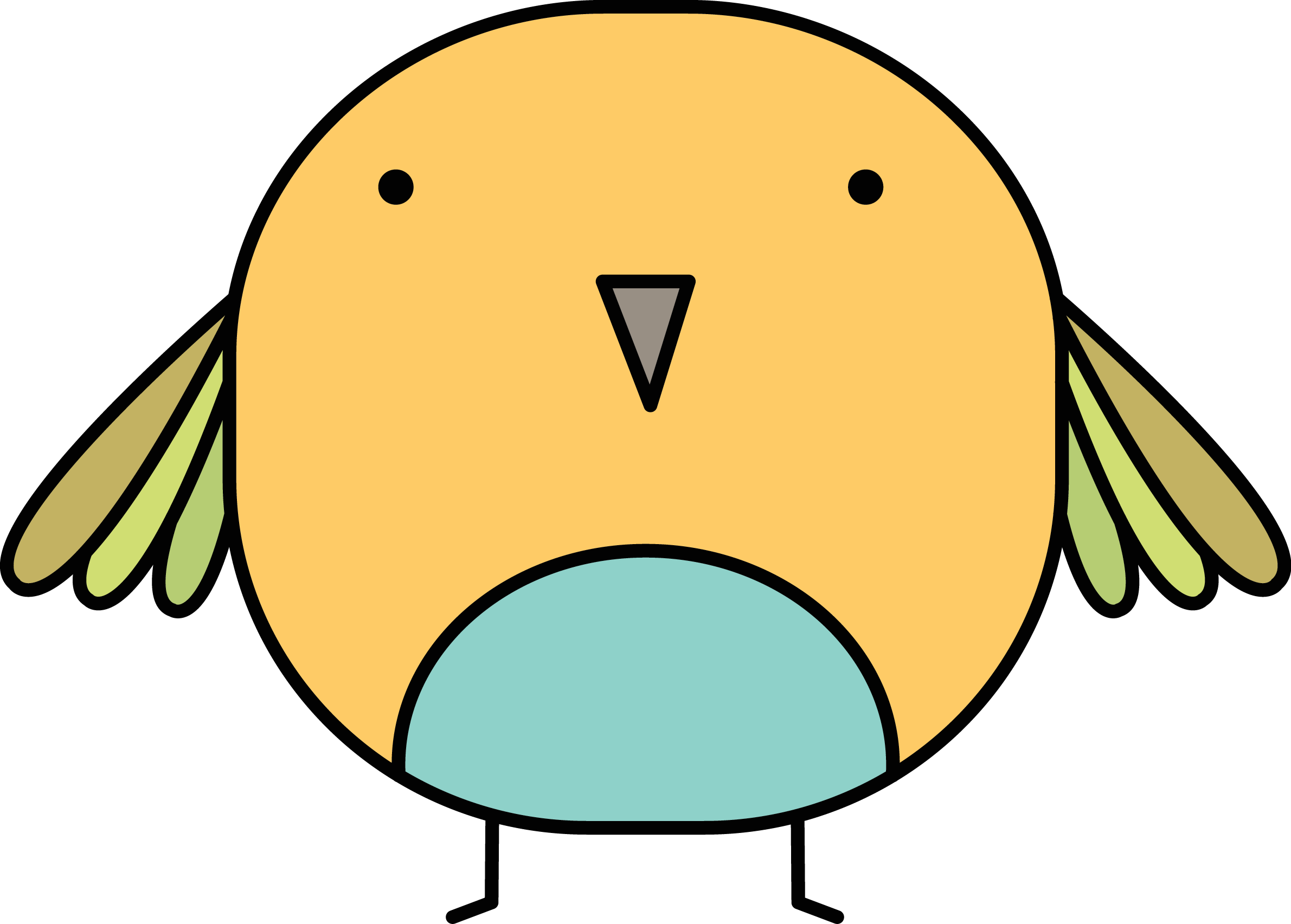 Birds ‿✿⁀○ Page 3, Digital Stamps, Art Clipart (2381x1705), Png Download