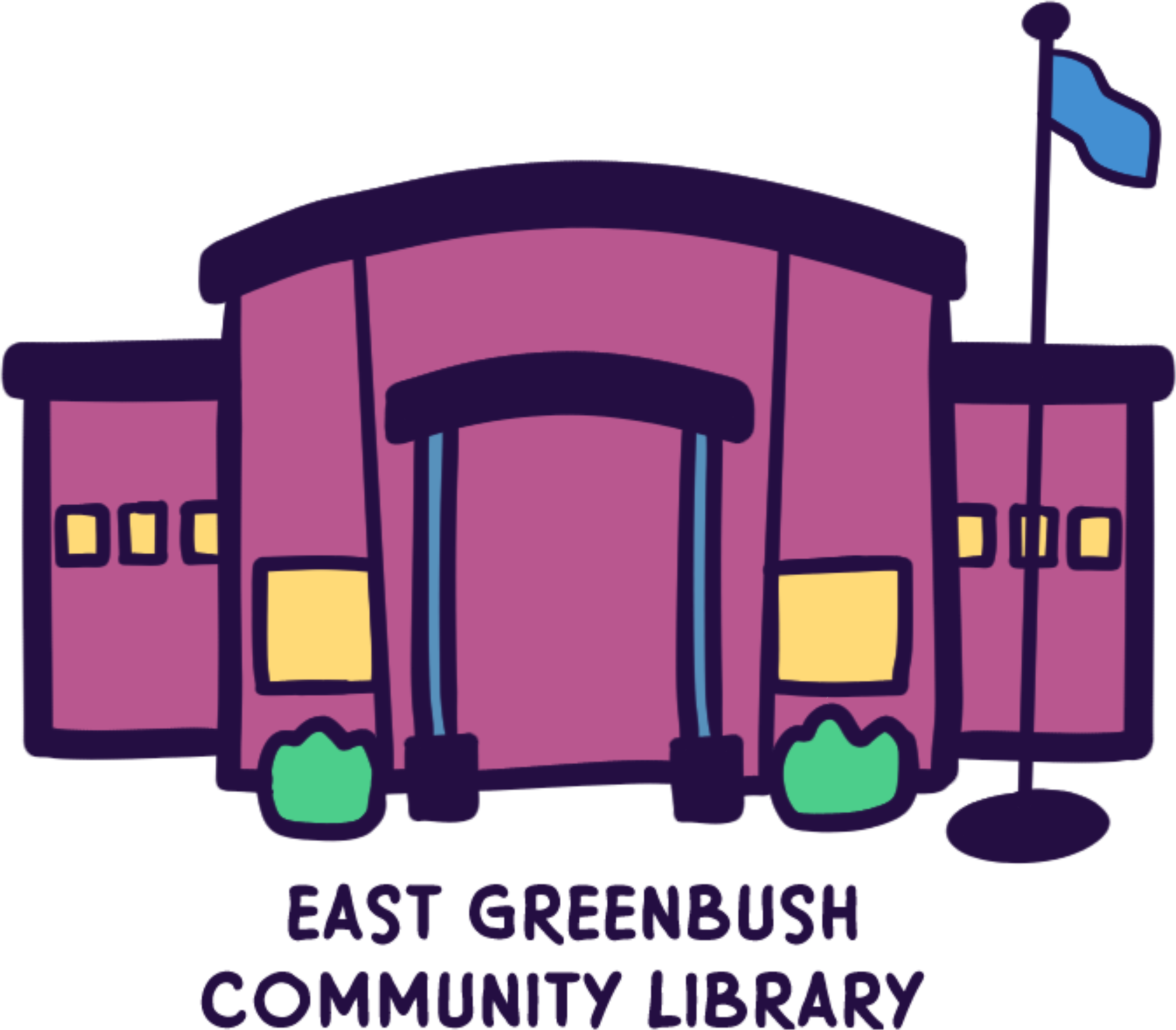 East Greenbush Community Library Clipart (2355x2061), Png Download