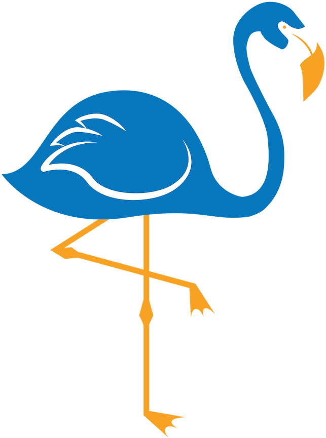 The Flamingo Is Speaking To You Clipart (714x930), Png Download