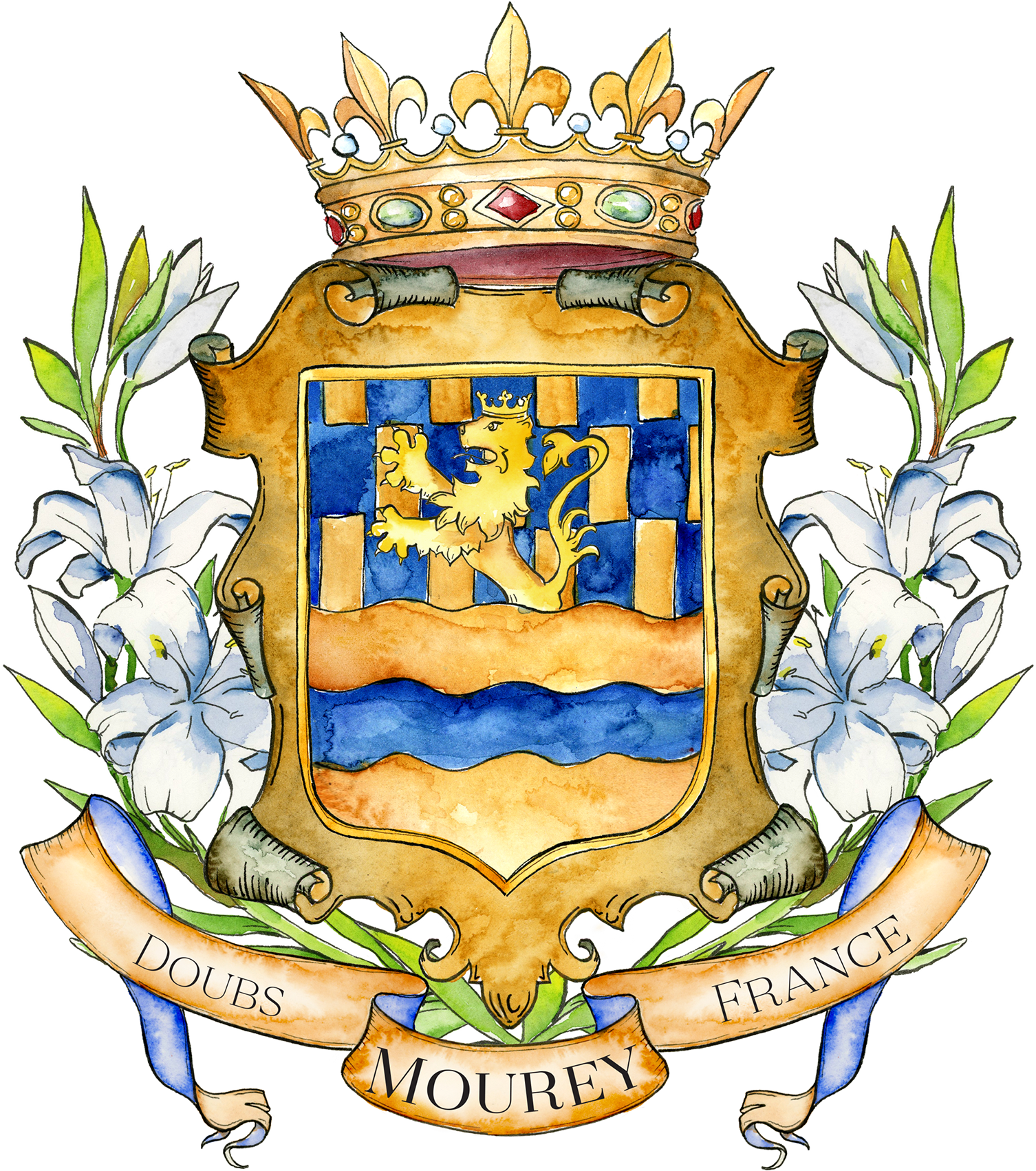 This 20" X 20" Print Was Created From My Watercolors Clipart (1920x2400), Png Download