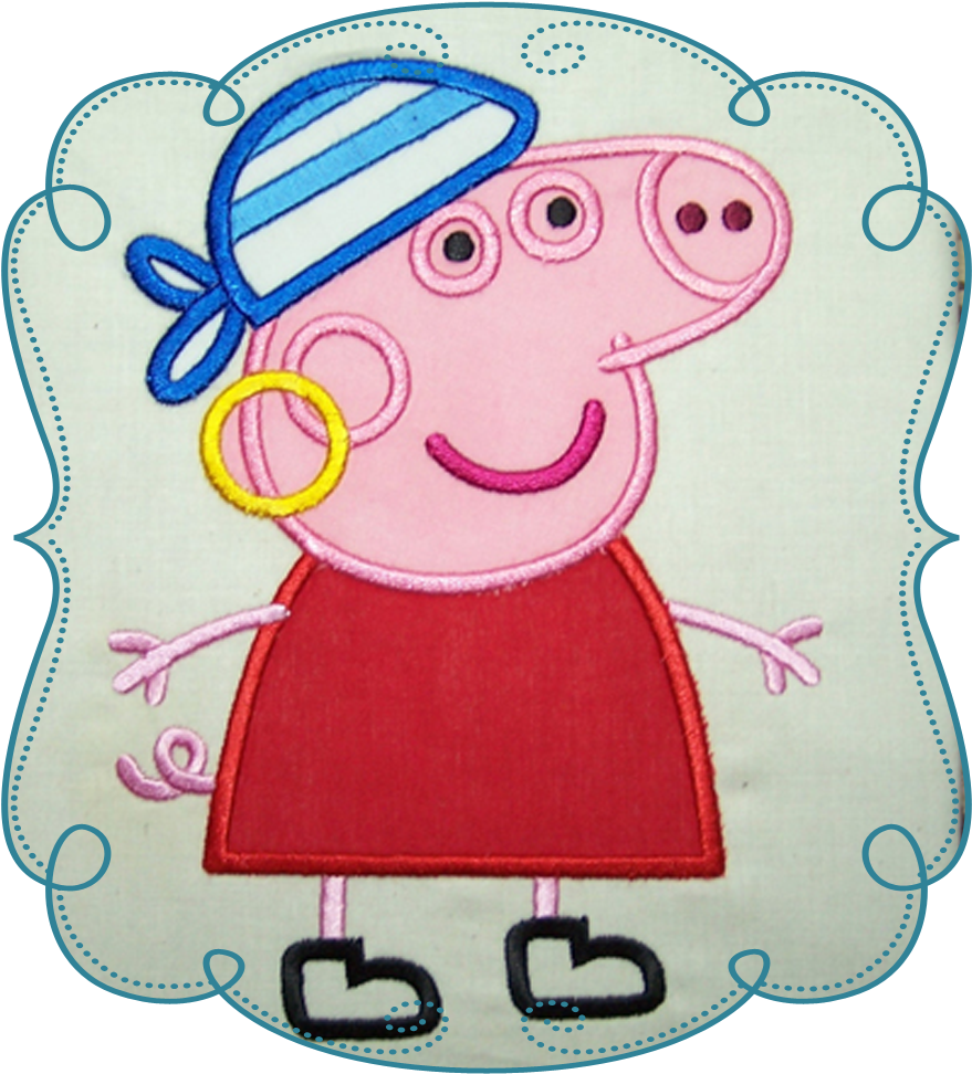 Pippa The Pirate Clipart (1000x1000), Png Download