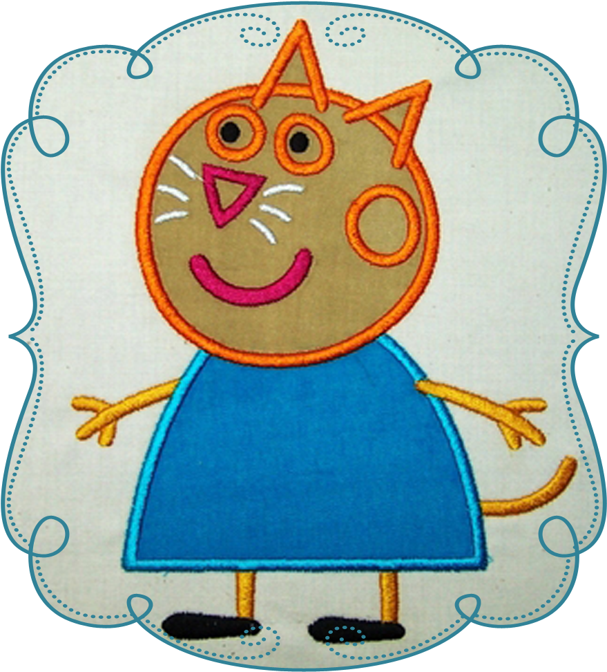 Carly Cat Clipart (1000x1000), Png Download