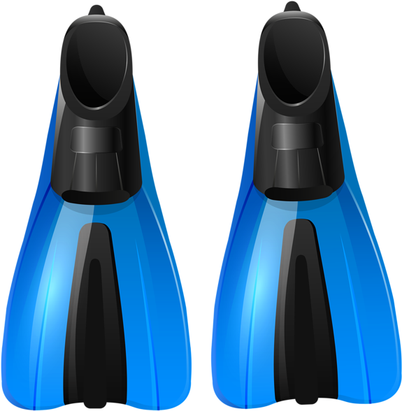 Diving Fins Png Clip Art Image Transparent Png (575x588), Png Download