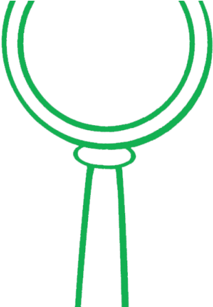 Transparent Green Magnifying Glass Clipart - Png Download (800x445), Png Download