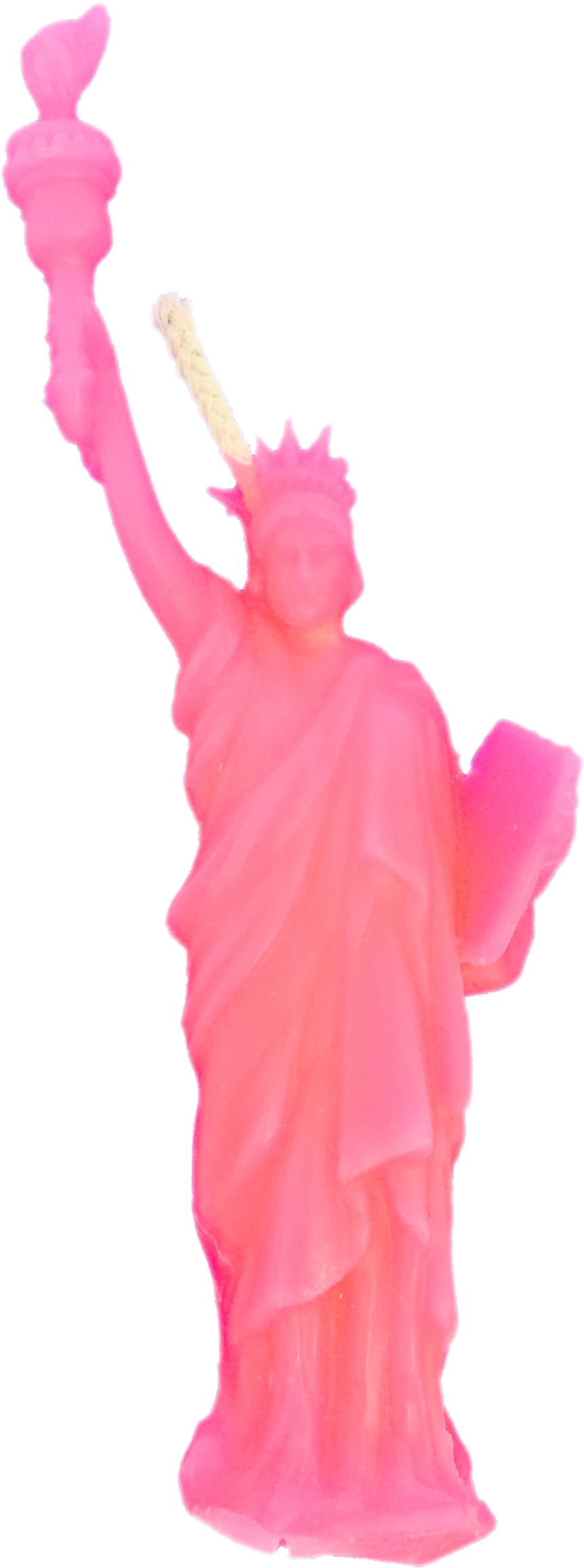Statue Of Liberty Candle Object Ify Clipart (1000x2473), Png Download