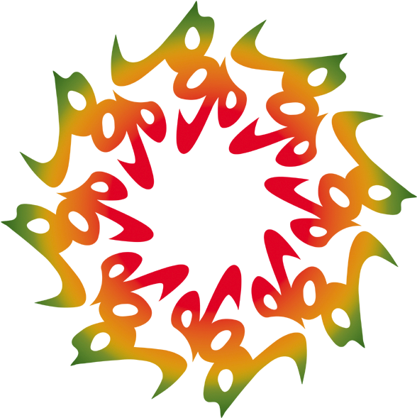 Popnomics Fireburst Mandala Logo Clipart (600x600), Png Download