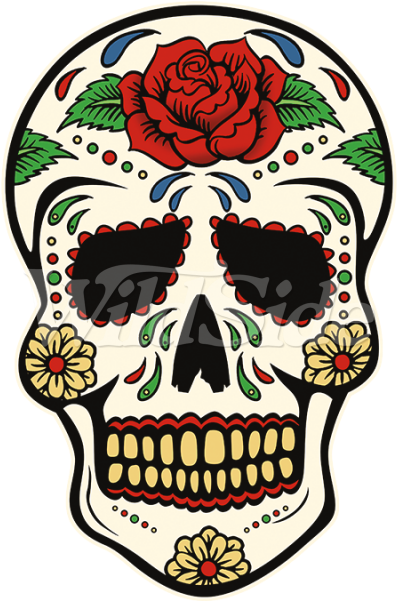 Dia De Los Muertos Clipart Rose - Png Download (600x600), Png Download