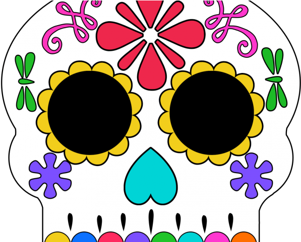 Sugar Skull Clipart Birthday - Png Download (640x480), Png Download