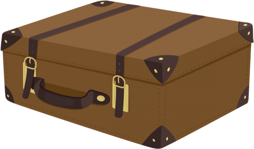 Download Suitcase Clipart Png Photo Transparent Png (850x499), Png Download