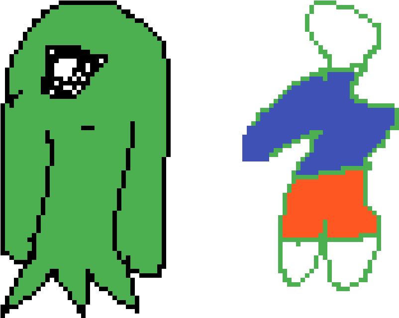 The Pea Alien And The White Ninkompoop Clipart (1125x900), Png Download