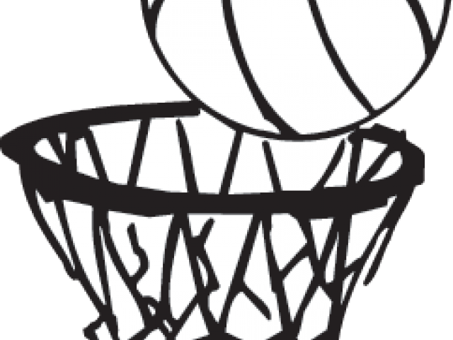 Ball Clipart Basketball Hoop - Png Download (640x480), Png Download