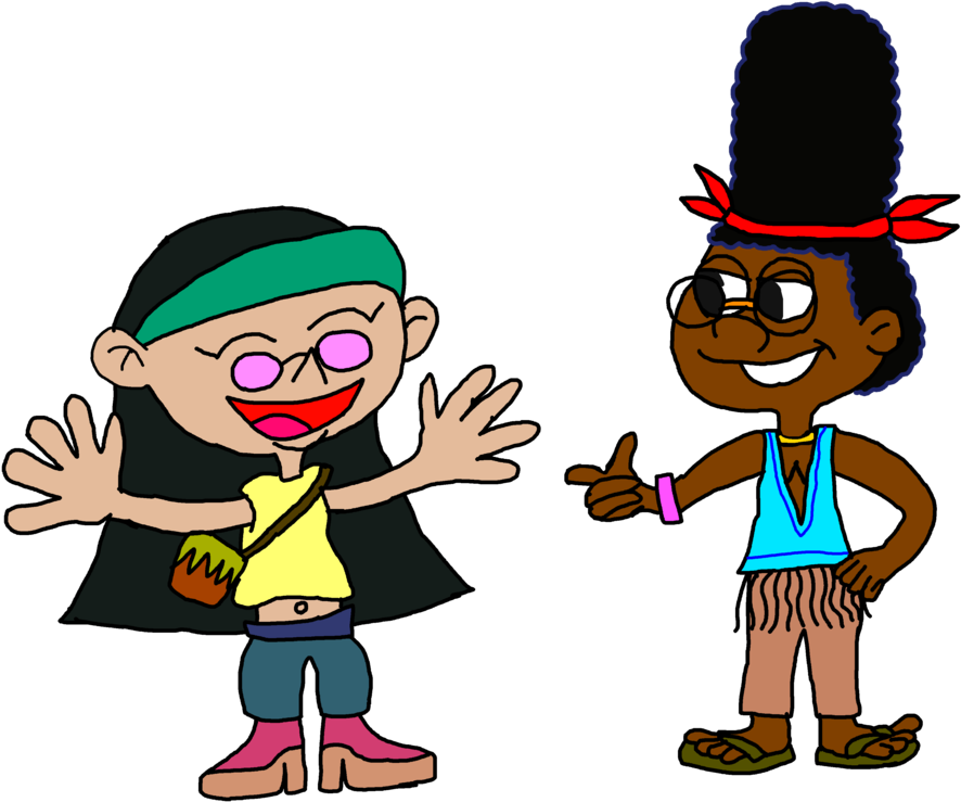 Hippie Clipart Hippie Kids - Png Download (1032x774), Png Download