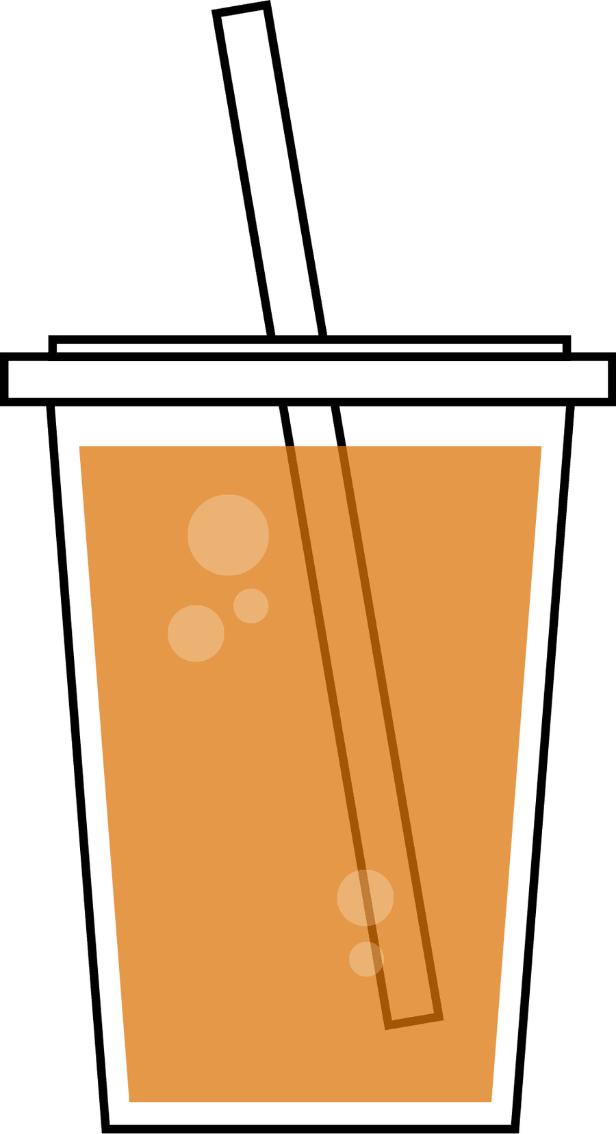 Orange Drink Clipart - Png Download (900x1656), Png Download