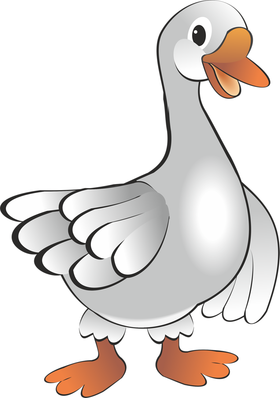 The Figure Of Mother Goose Is The Imaginary Author Clipart (901x1280), Png Download