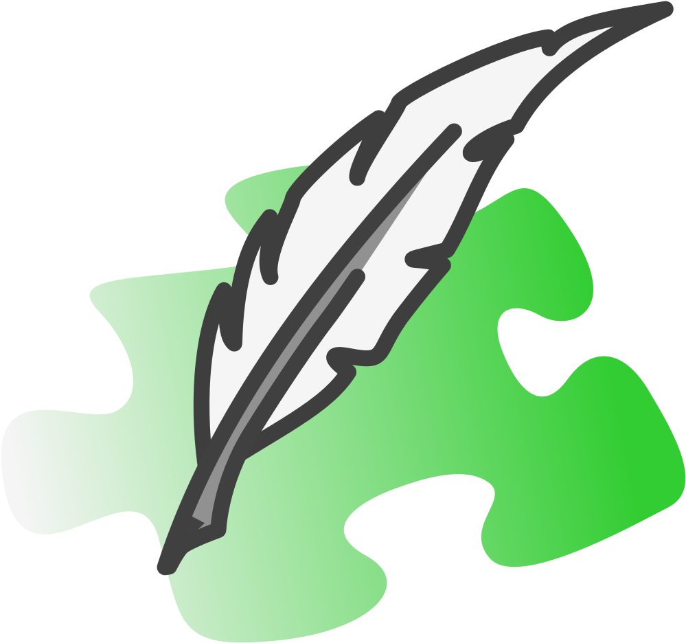 N Write Green Black2 Clipart (1024x1024), Png Download