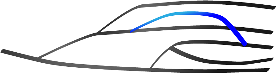 Surfboard Clip Art - Png Download (1000x360), Png Download