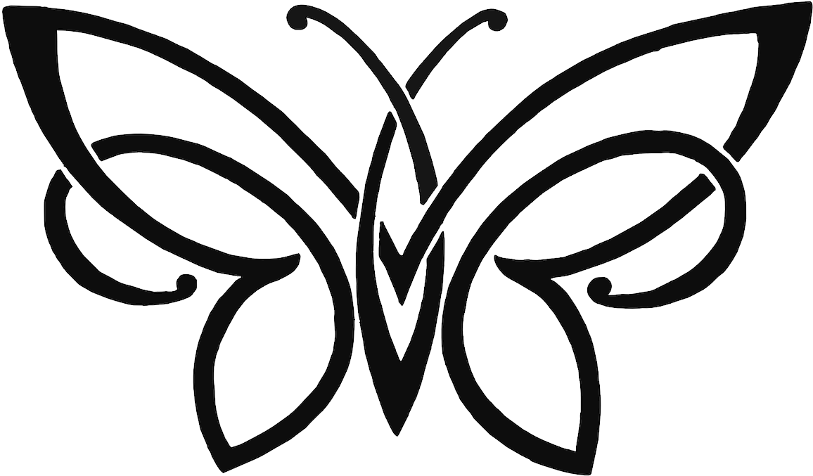 Butterfly Pencil Sketch Drawing Free Png Hq Clipart Transparent Png (1280x782), Png Download