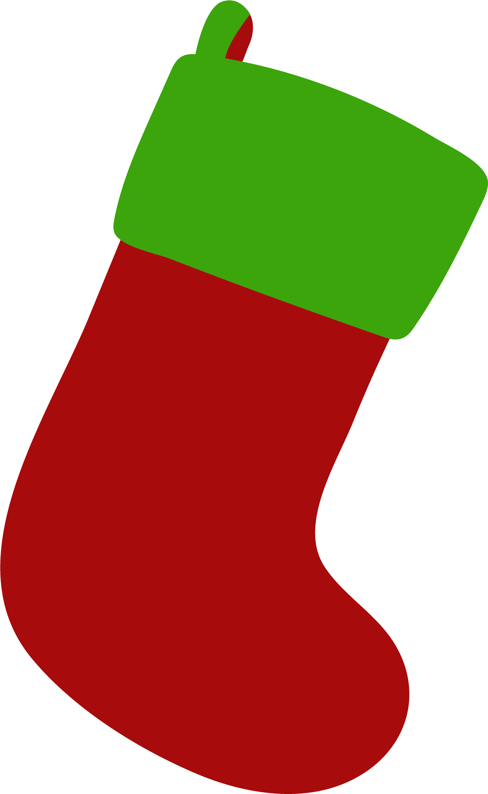 Christmas Stocking Svg Clipart (3600x3601), Png Download