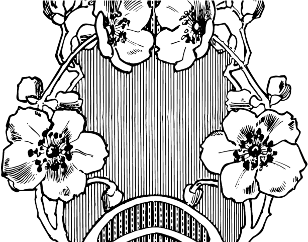 Drawn Painting Art Nouveau Clipart (640x480), Png Download