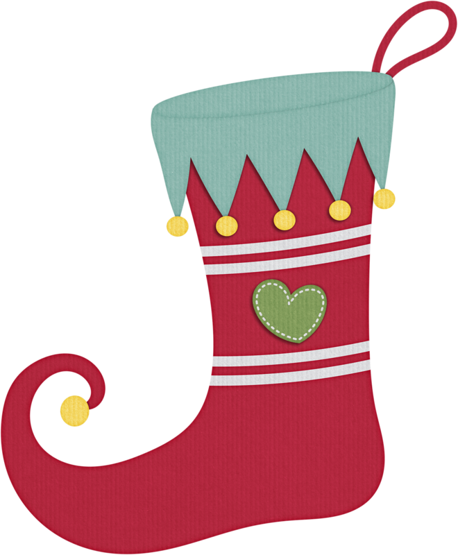 ‿✿⁀stockings‿✿⁀ Christmas Clipart, Views Album, Stockings, - Png Download (660x800), Png Download