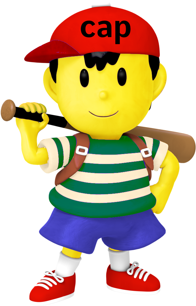 "i Found Ness" Ness Palette Swap Clipart (1024x1024), Png Download