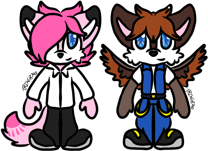 The Ferret And Teeko The Wolf Eagle Clipart (1024x600), Png Download